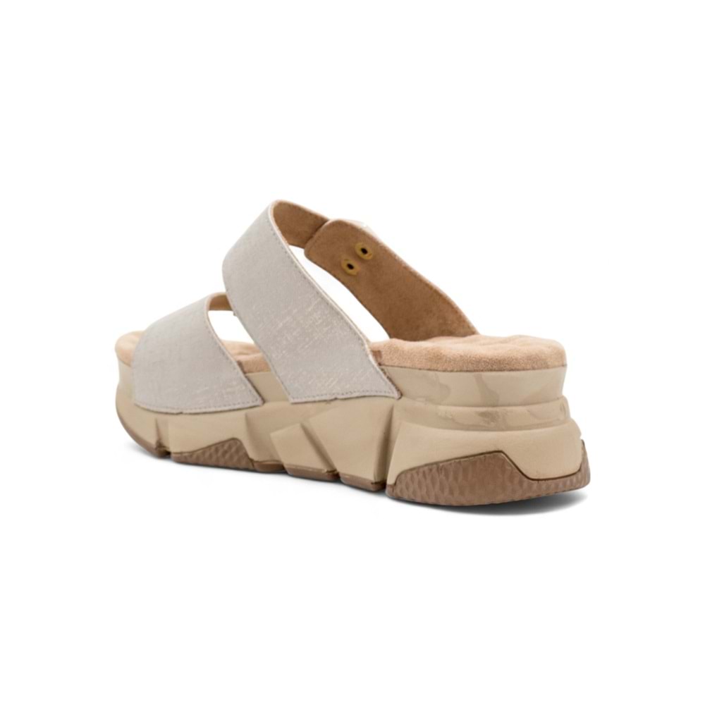 Muya Kiirus Anatomik Taban Topuk Dikeni Kadın Terlik - Bej - 40