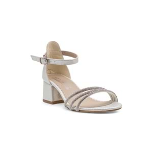 VARKAN TAŞLI TOPUKLU KIZ ÇOCUK ABİYE - SEDEF - 34