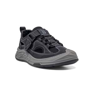 VOYAGER E098 HAKİKİ DERİ ERKEK SANDALET - SİYAH - 42