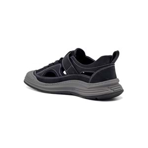 VOYAGER E098 HAKİKİ DERİ ERKEK SANDALET - SİYAH - 42