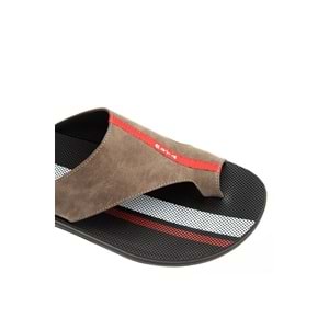 Muya Rada Anatomik Taban Islak Zemin Erkek Terlik - Vizon - 40