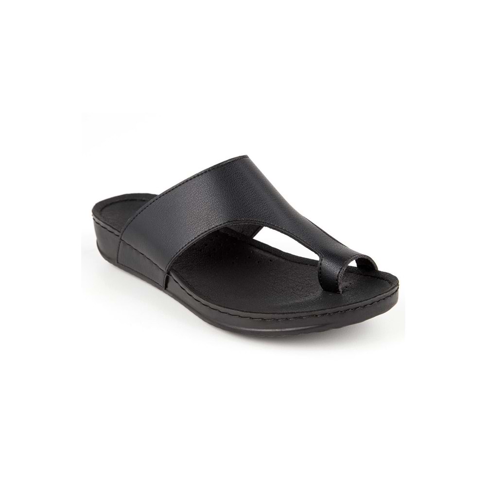 Muya Ara Anatomik Taban Parmak Arası Kadın Terlik - Siyah - 38