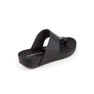 Muya Ara Anatomik Taban Parmak Arası Kadın Terlik - Siyah - 38