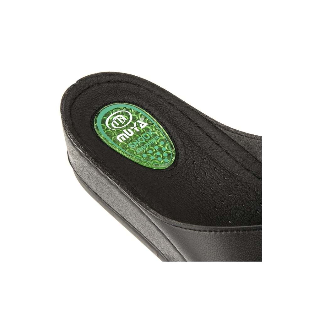 Muya Active Anatomik Taban Topuk Dikeni Dört Mevsim Kadın Terlik - Siyah - 40