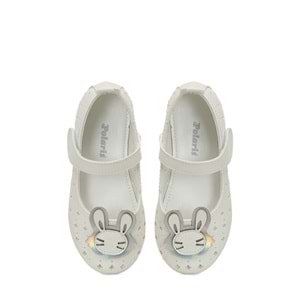 POLARİS CORA.B5FX KIZ BEBEK BABET AYAKKABI - BEYAZ - 21