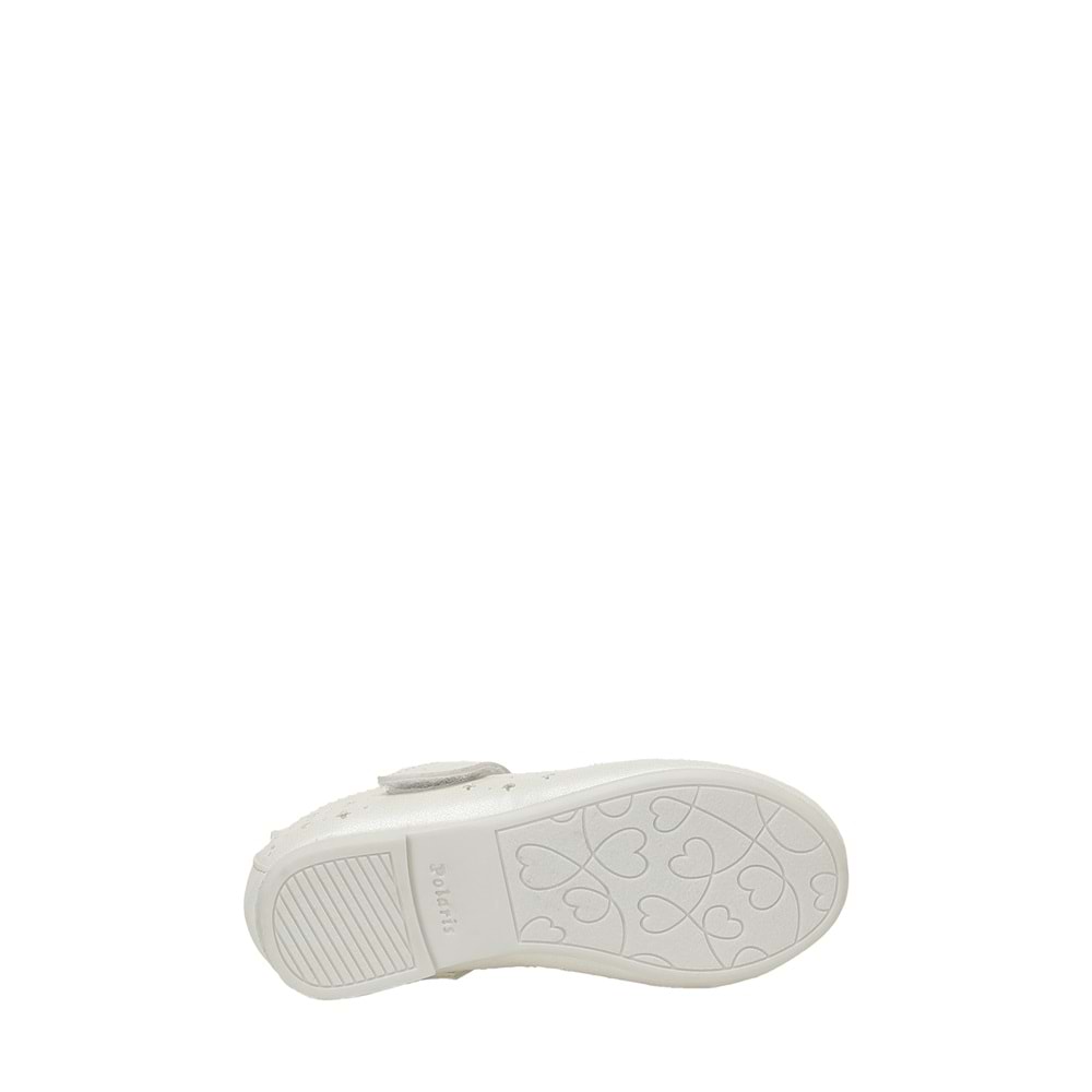 POLARİS CORA.B5FX KIZ BEBEK BABET AYAKKABI - BEYAZ - 21