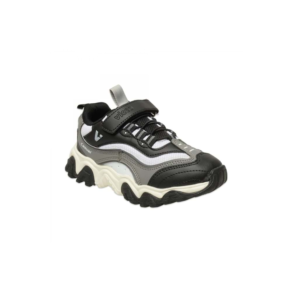 VİCCO POTE UNİSEX ÇOCUK SPOR AYAKKABI - SİYAH - 30