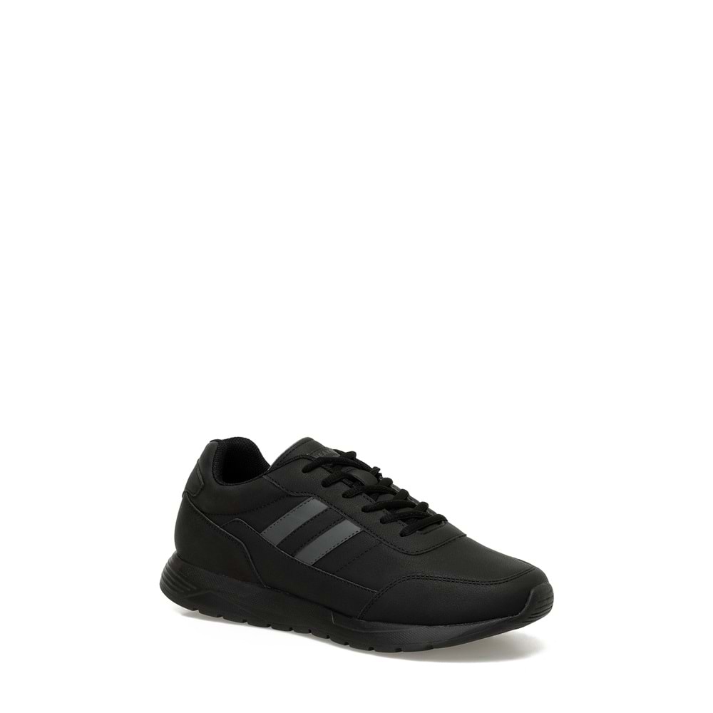 KİNETİX LESCAR II PU 5PR ERKEK SNEAKER - SİYAH - 40