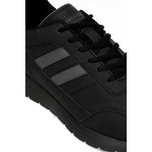 KİNETİX LESCAR II PU 5PR ERKEK SNEAKER - SİYAH - 40