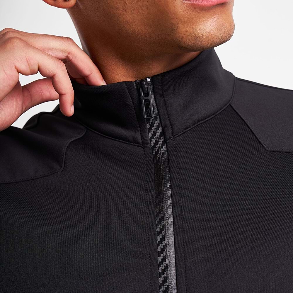 LESCON 25N-1138 ERKEK FERMUARLI SWEATSHİRT - SİYAH - L