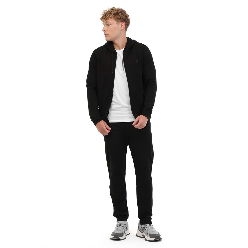 LUMBERJACK MB SMR T.SUIT 5PR ERKEK EŞOFMAN TAKIMI - SİYAH - L