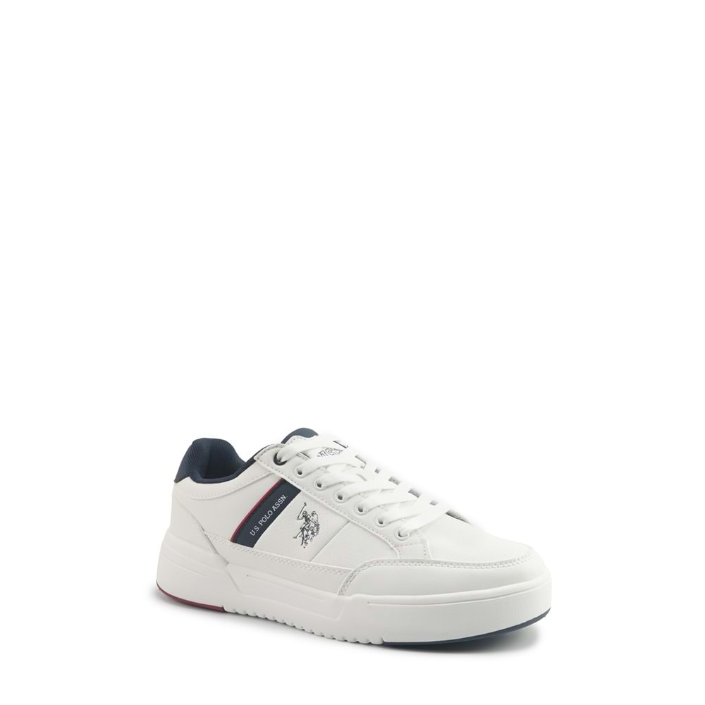 U.S. POLO ASSN. NEVADA 5PR ERKEK SNEAKER - BEYAZ - 45