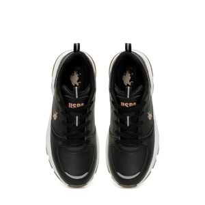 U.S. POLO ASSN. SORLEY 5PR KADIN SNEAKER - SİYAH - 36