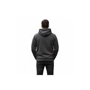 LUMBERJACK MB SN73 HOODIE 5PR ERKEK SWEATSHİRT KAPŞONLU - ANTRASİT - XXL