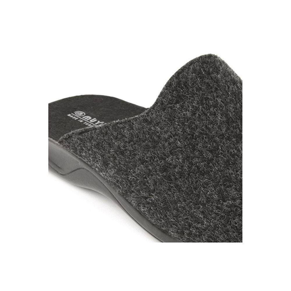 Muya Arven Anatomik Taban Erkek Ev Terliği - Füme - 41