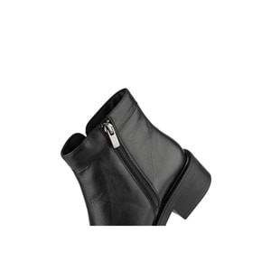 Muya Gle Anatomik Taban Hakiki Deri Kadın Bot - Siyah - 40