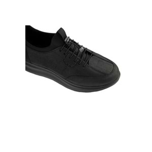 Muya Pukavy Anatomik Taban Hakiki Deri Kadın Ayakkabı - Nubuk Siyah - 40