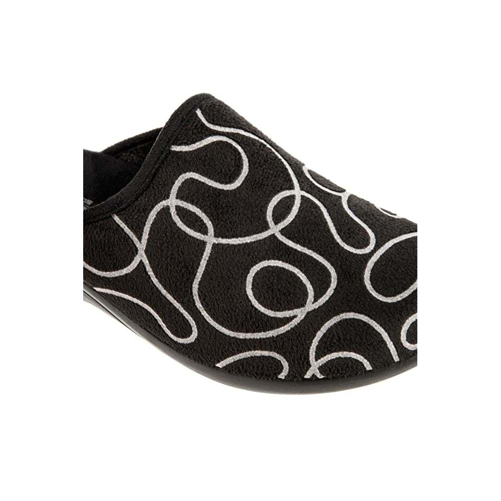 Muya Annie Anatomik Taban Kadın Ev Terliği - Siyah - 40