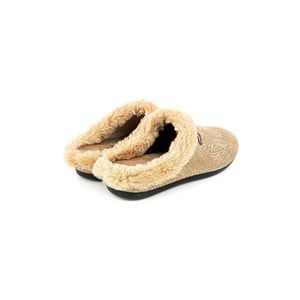 Muya Jariri Anatomik Taban Kadın Ev Terliği - Bej - 39