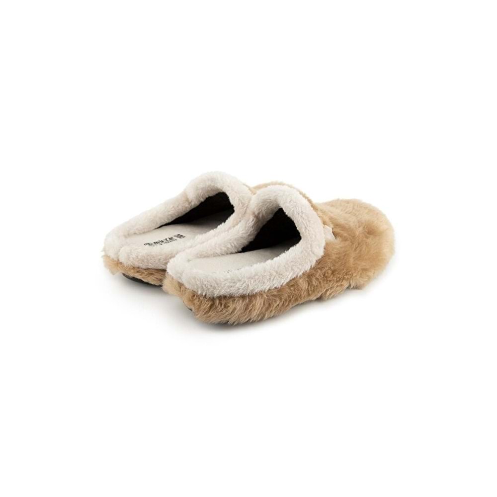 Muya Kraska Anatomik Taban Kadın Ev Terliği - Bej - 40