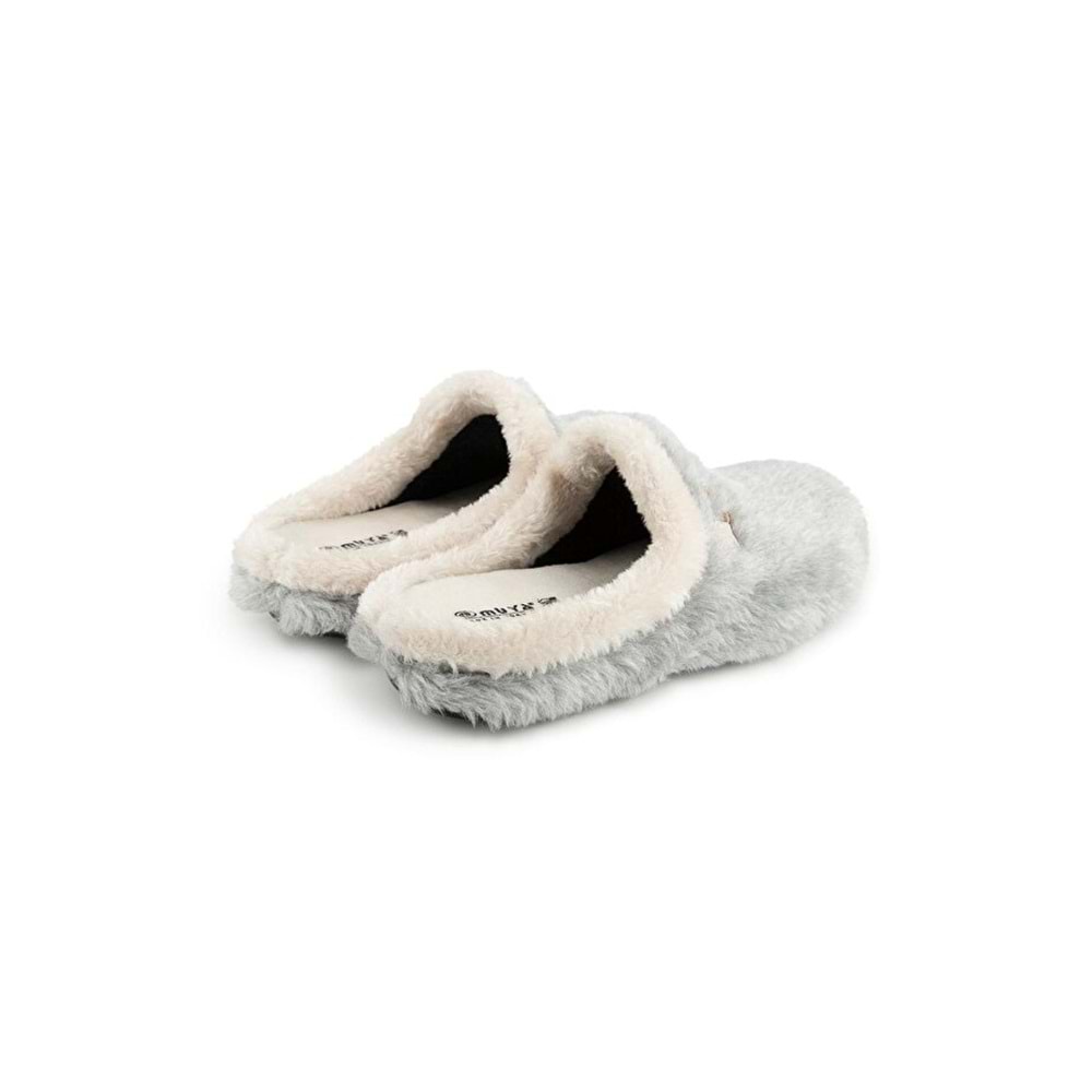 Muya Kraska Anatomik Taban Kadın Ev Terliği - Gri - 40