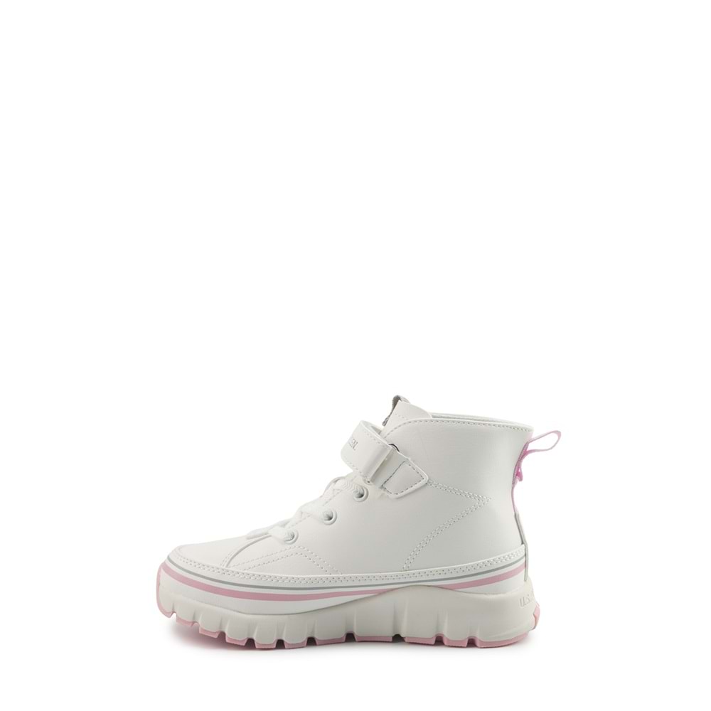 U.S. POLO ASSN. KELTES JR 5PR KIZ ÇOCUK SNEAKER BOT - BEYAZ - 34