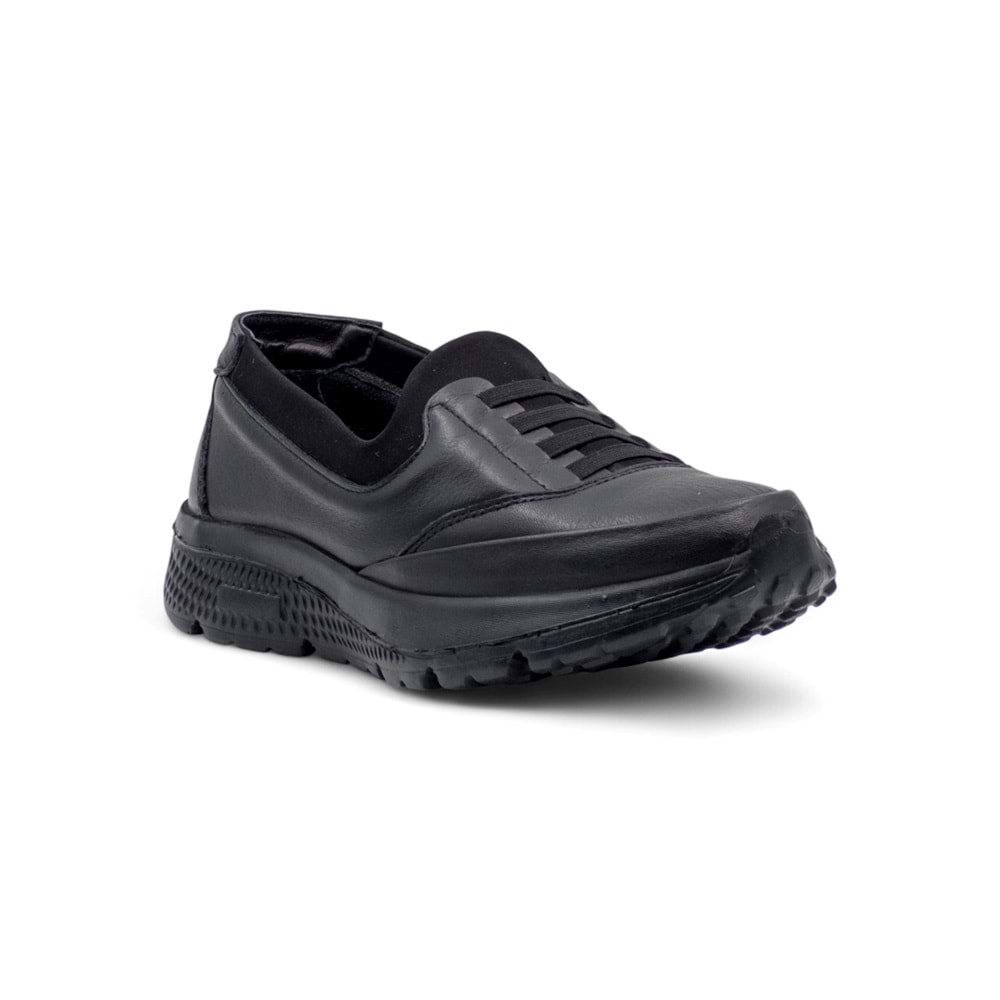 VOYAGER Z420 KADIN HAKİKİ DERİ COMFORT AYAKKABI - SİYAH - 41