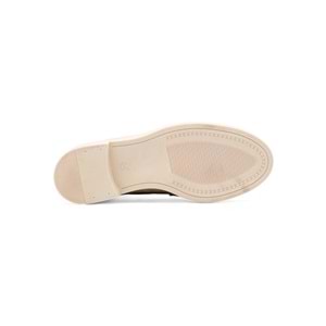 SU&NAZ TOKA DETAYLI KADIN LOAFER - KREM - 40