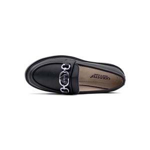 SU&NAZ TOKA DETAYLI KADIN LOAFER - SİYAH - 40