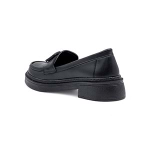WISSENTE 1810 TOKA DETAYLI KADIN LOAFER - SİYAH - 39