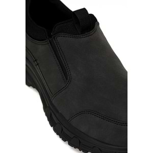 KİNETİX ARIS 5PR ERKEK SLİP ON AYAKKABI - SİYAH - 40