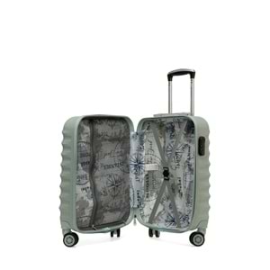 LUMBERJACK NEWYORK-K ABS 5PR KABİN BOY VALİZ - A.YEŞİL - STD