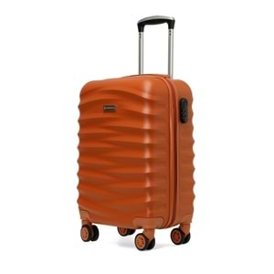 LUMBERJACK NEWYORK-K ABS 5PR KABİN BOY VALİZ - KİREMİT - STD