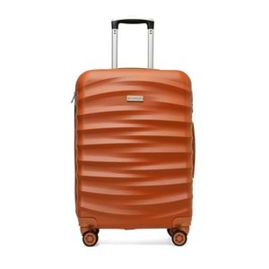 LUMBERJACK NEWYORK-0 ABS 5PR ORTA BOY VALİZ - KİREMİT - STD