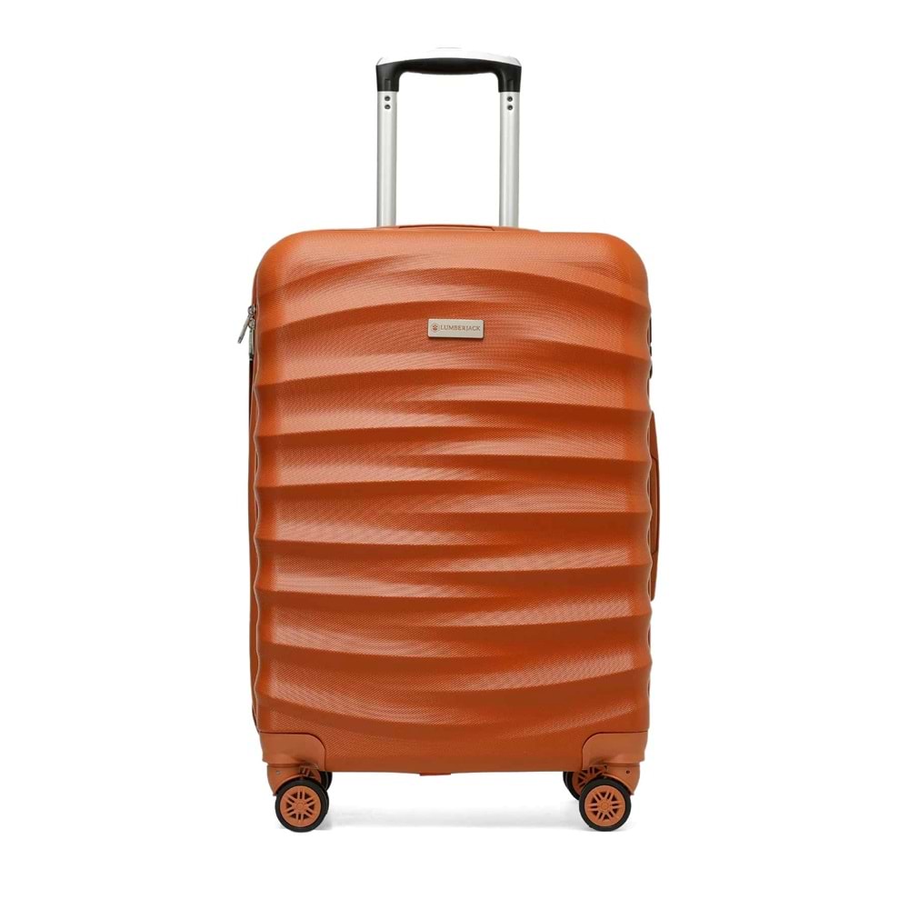 LUMBERJACK NEWYORK-B ABS 5PR BÜYÜK BOY VALİZ - KİREMİT - STD