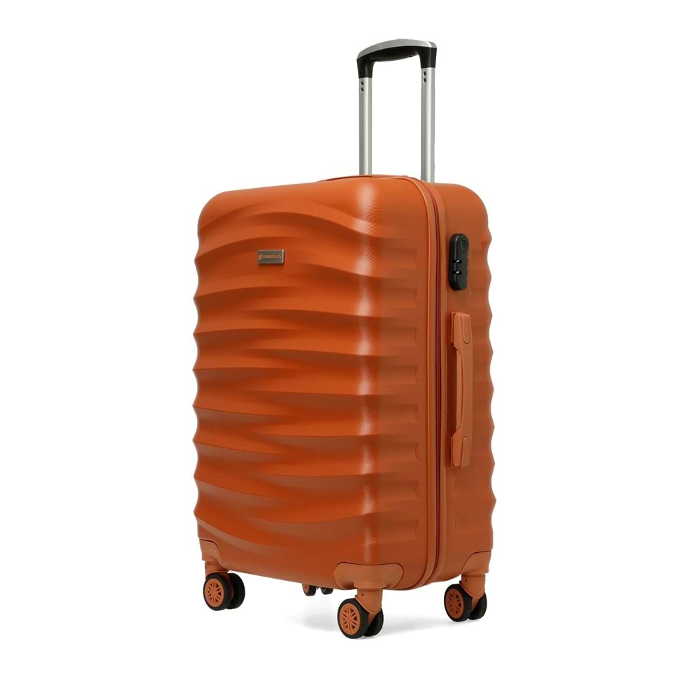 LUMBERJACK NEWYORK-B ABS 5PR BÜYÜK BOY VALİZ - KİREMİT - STD