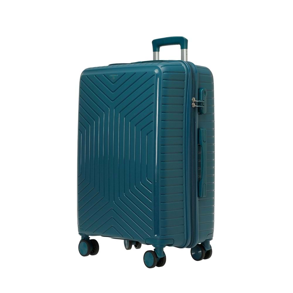 LUMBERJACK PARIS-O PP 5PR ORTA BOY VALİZ - PETROL - STD