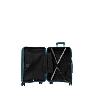 LUMBERJACK PARIS-B PP 5PR BÜYÜK BOY VALİZ - PETROL - STD