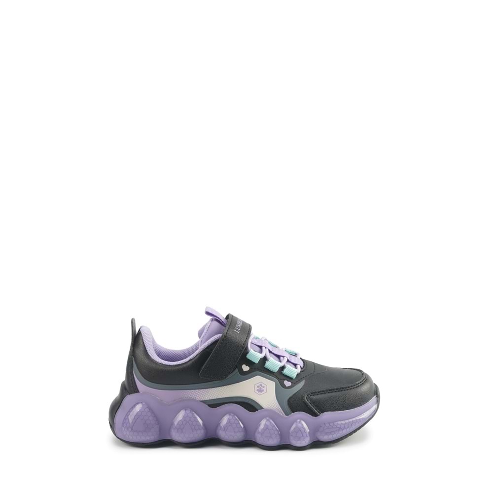 LUMBERJACK GRAPE 5PR KIZ ÇOCUK SNEAKER - SİYAH - 31