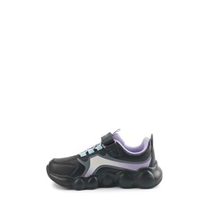 LUMBERJACK GRAPE 5PR KIZ ÇOCUK SNEAKER - SİYAH - 31