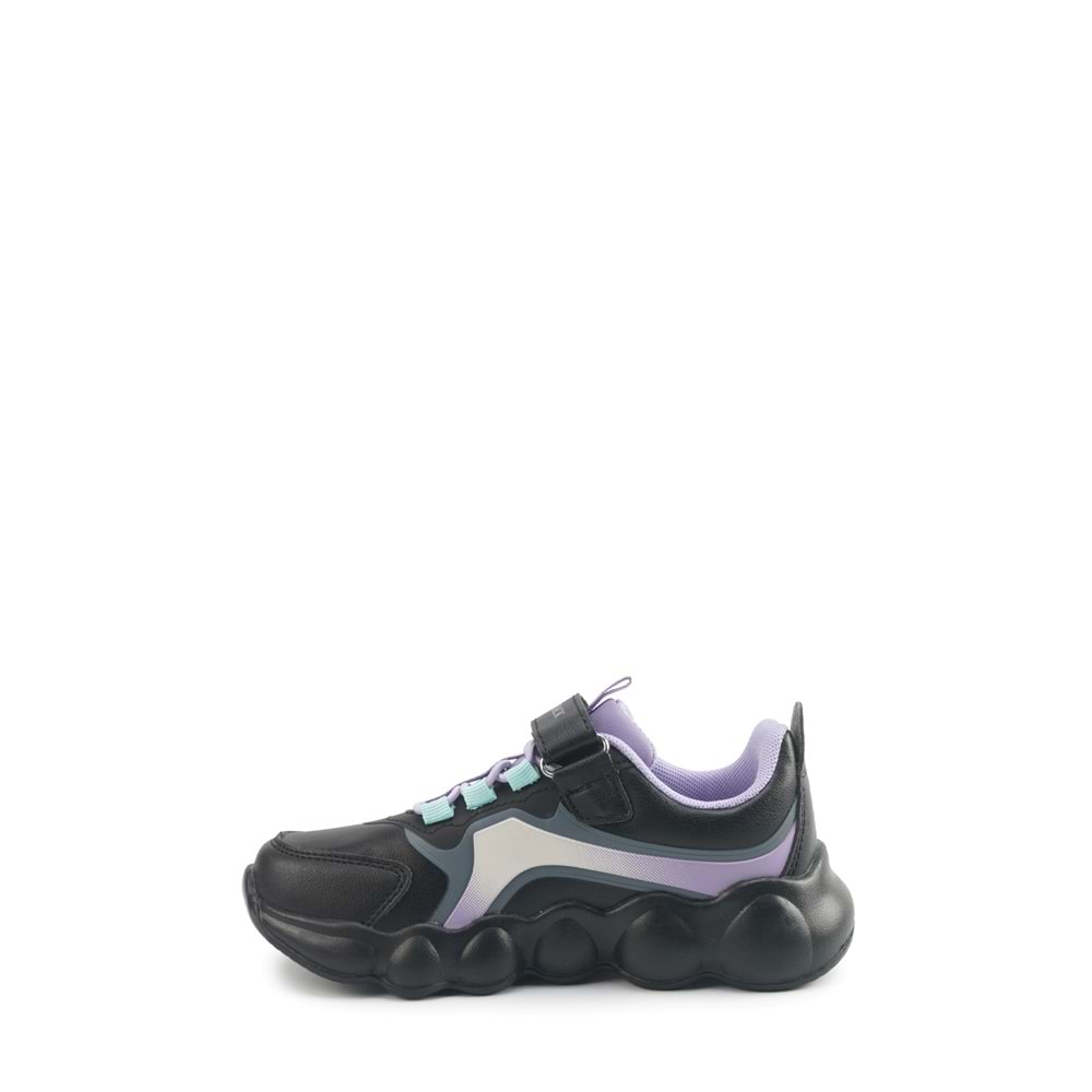 LUMBERJACK GRAPE 5PR KIZ ÇOCUK SNEAKER - SİYAH - 35