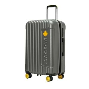 LUMBERJACK BERLIN-O ABS 5PR ORTA BOY VALİZ - GRİ - STD