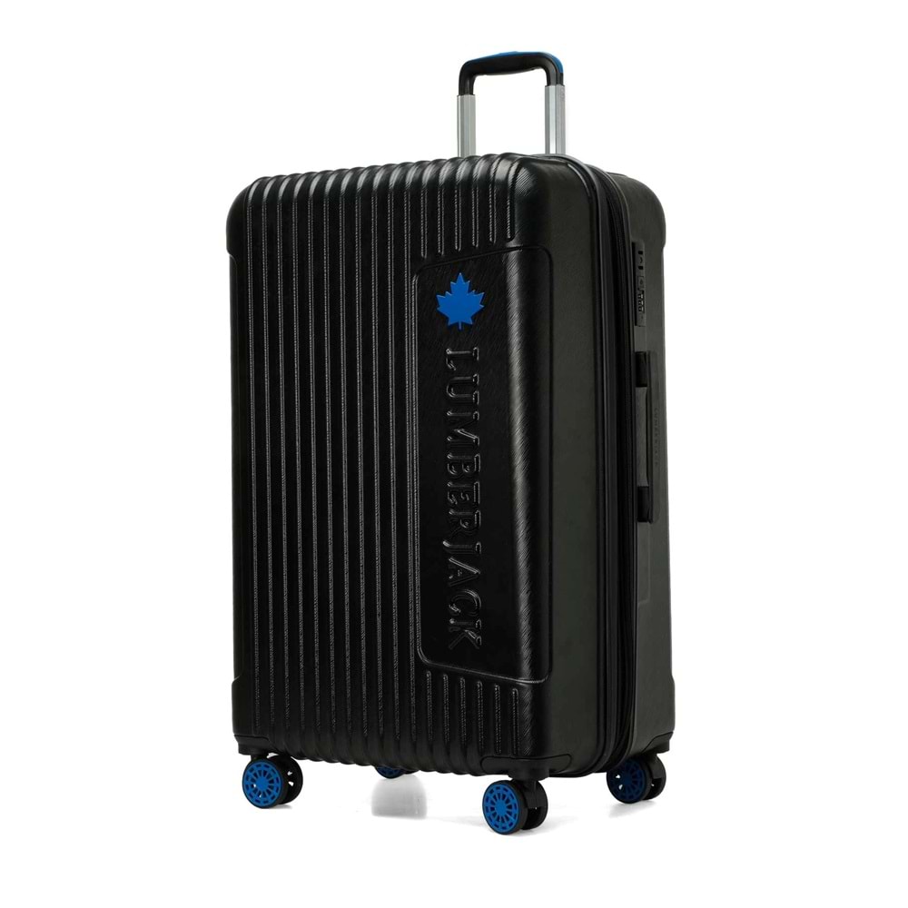 LUMBERJACK BERLIN-B ABS 5PR BÜYÜK BOY VALİZ - SİYAH - STD