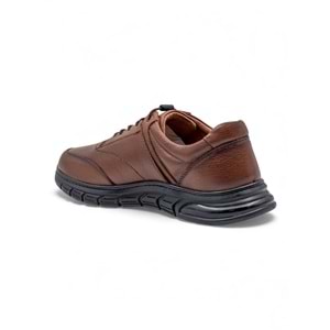 VOYAGER M197-1 ERKEK HAKİKİ DERİ SNEAKER AYAKKABI - TABA - 40