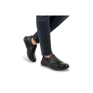 Muya Denver Anatomik Taban Topuk Dikeni Hakiki Deri Halluks Valgus Kemik Çıkıntısına Uygun Erkek Ayakkabı - Siyah - 40