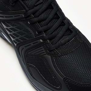LESCON MAGNEZYA ERKEK SNEAKER SPOR AYAKKABI - SİYAH - 40