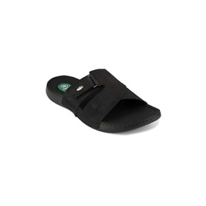 Muya İdunnu Anatomik Taban Jel Destekli Topuk Dikeni Dört Mevsim Erkek Terlik - Siyah - 40