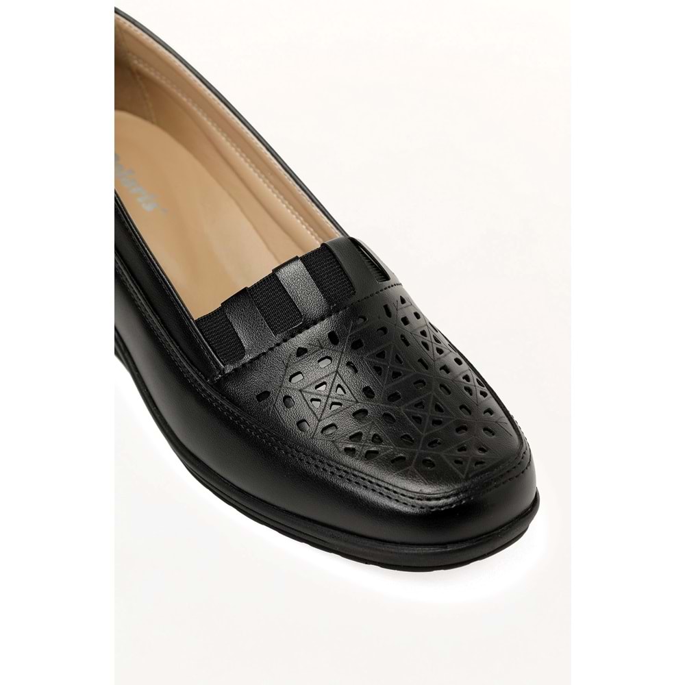 POLARİS 166088.Z6FX KADIN DOLGU TOPUK COMFORT AYAKKABI - SİYAH - 37