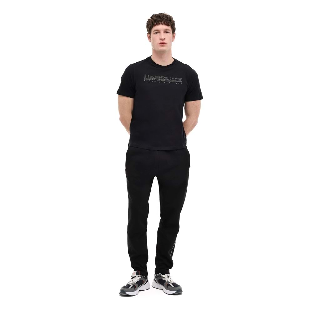 LUMBERJACK ML ULRICH 11ID1-100 6FX ERKEK KISA KOL TİŞÖRT - SİYAH - L