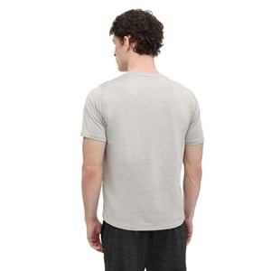 LUMBERJACK MB CT1328 MLN T-SH 6FX ERKEK KISA KOL TİŞÖRT - A.GRİ - L